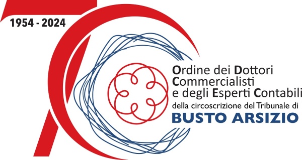 logo 70ANNI dott comm rev con busto arsizio